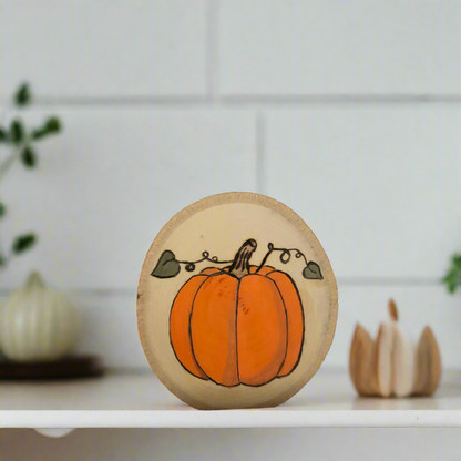 Pumpkin Shelf Decor