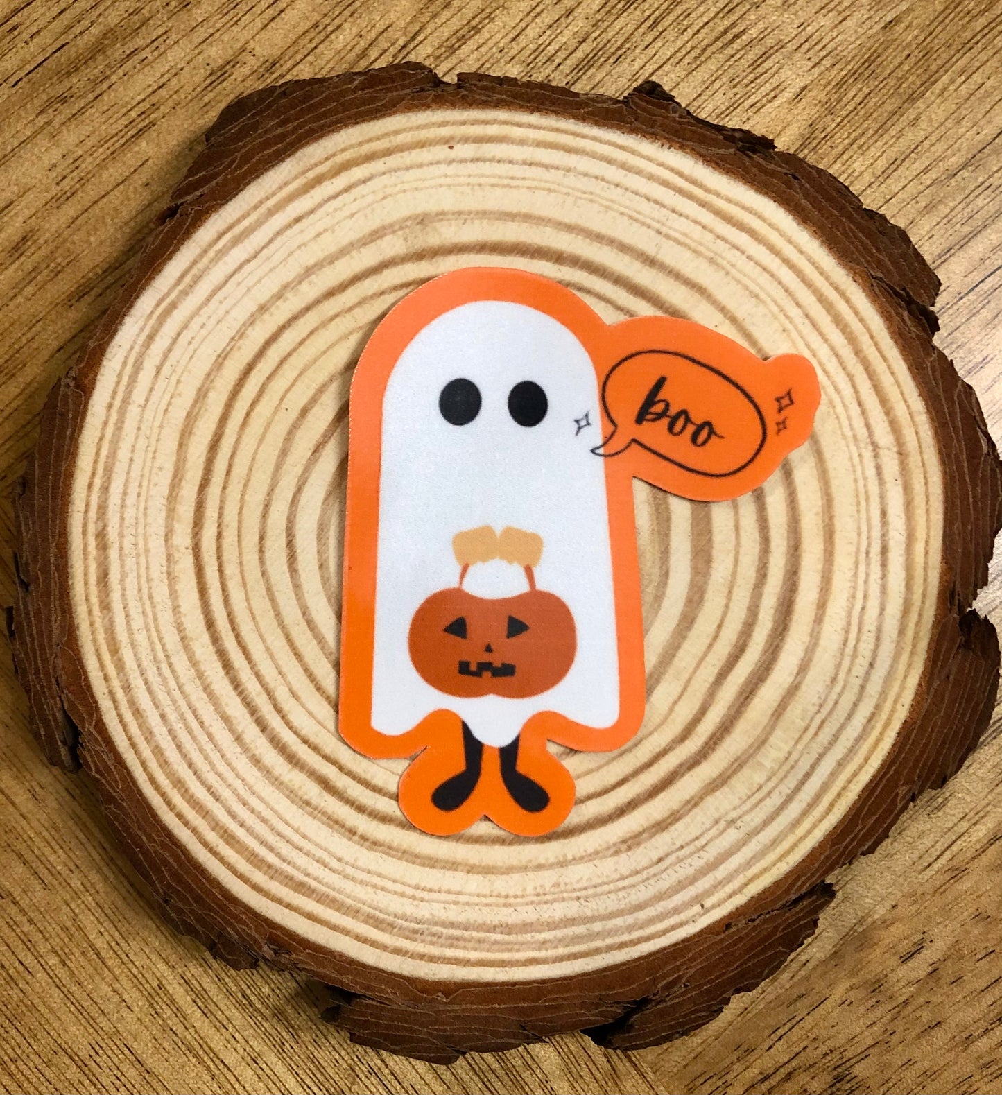 Ghost Boo Sticker