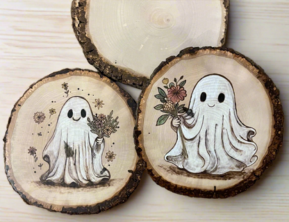 Floral Ghost #2 Shelf Decor