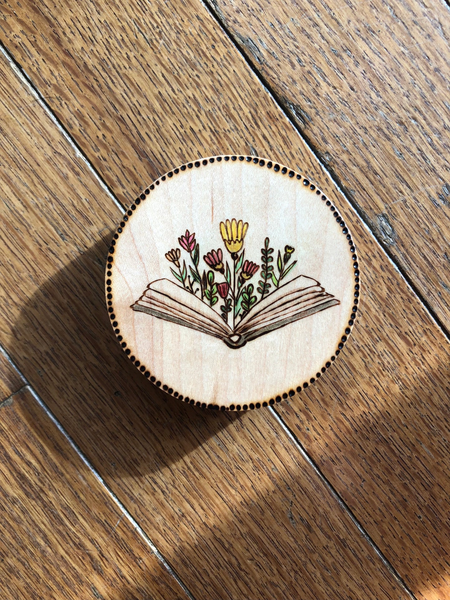 Floral Book Magnet