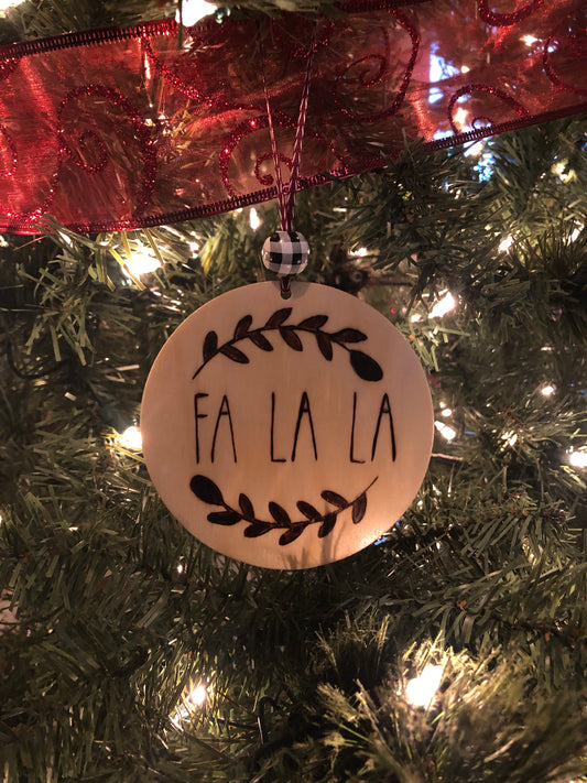 Fa La La Ornament