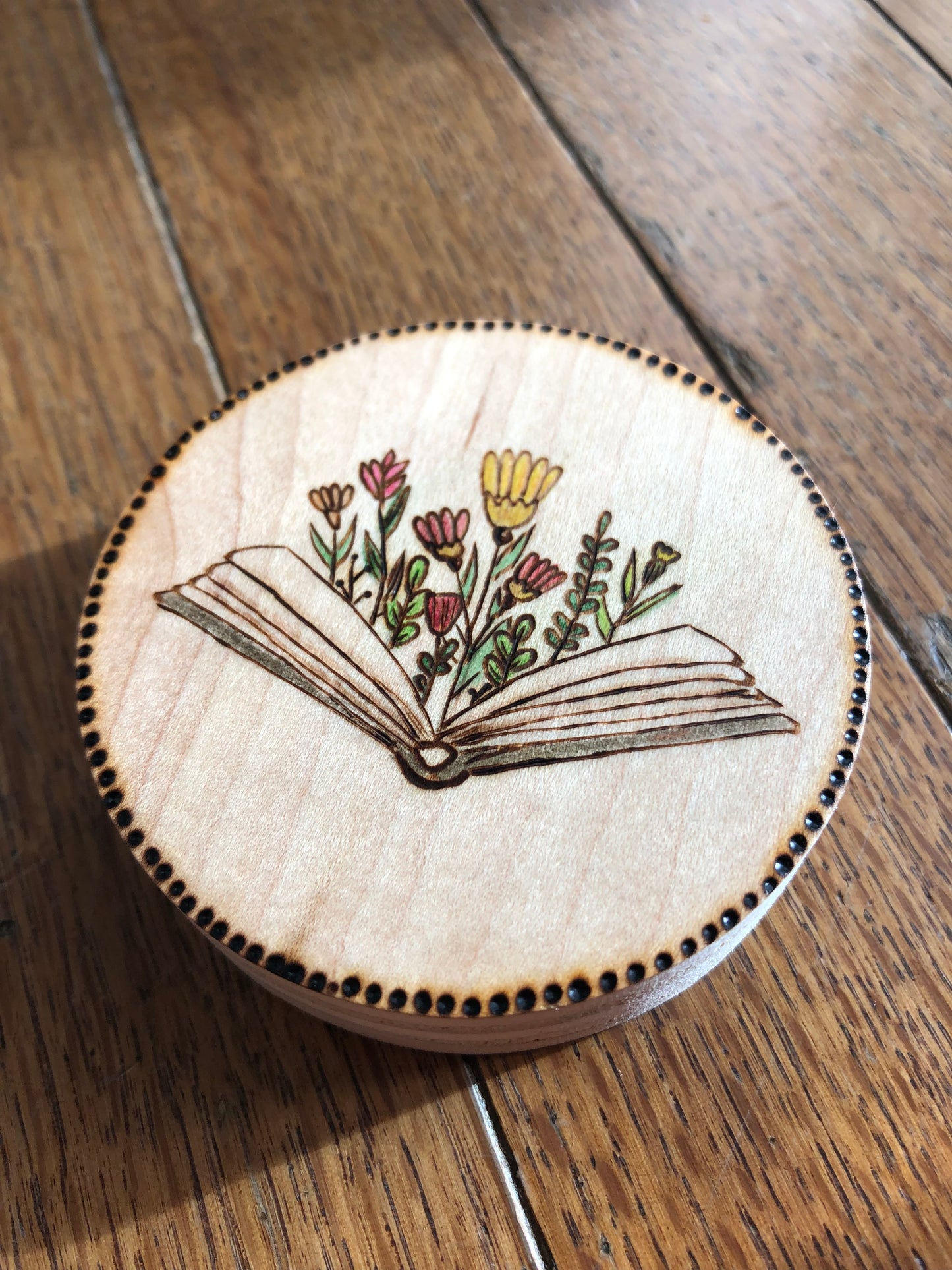 Floral Book Magnet