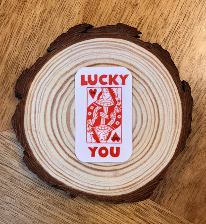 Lucky to Love You Sticker
