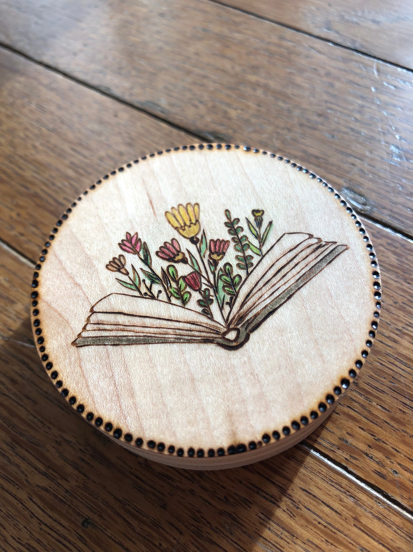 Floral Book Magnet