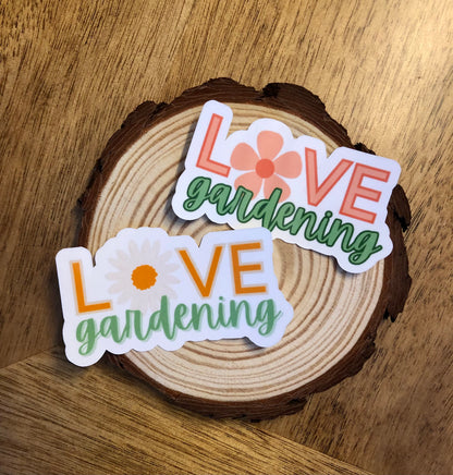 Love Gardening Sticker