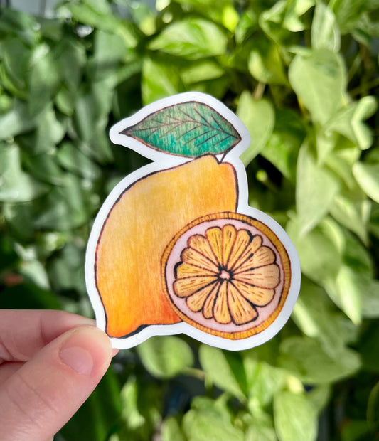 Lemon Sticker