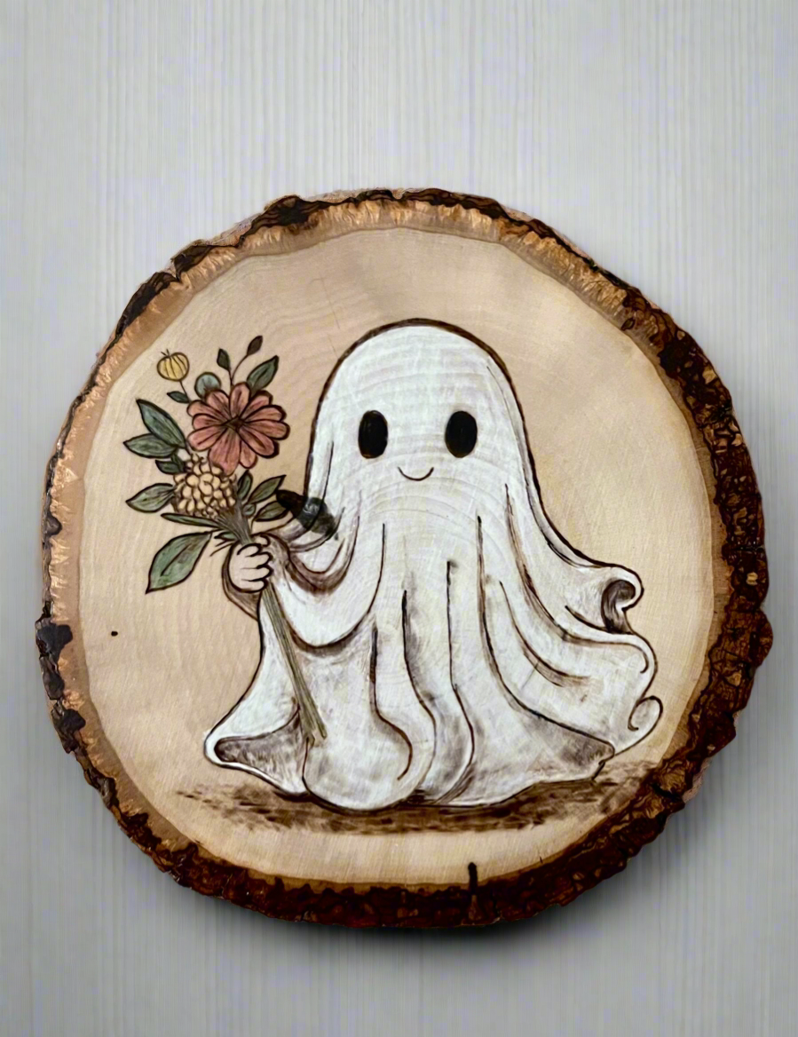 Floral Ghost #2 Shelf Decor