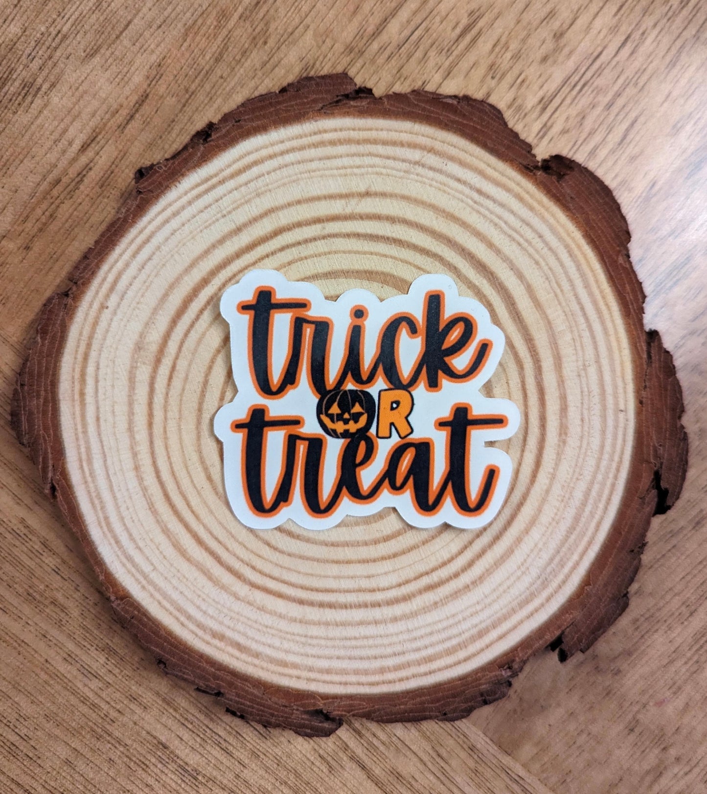 Trick or Treat Sticker