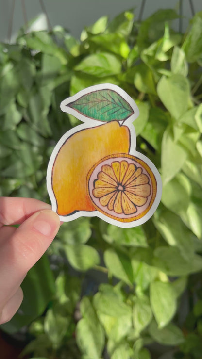 Lemon Sticker